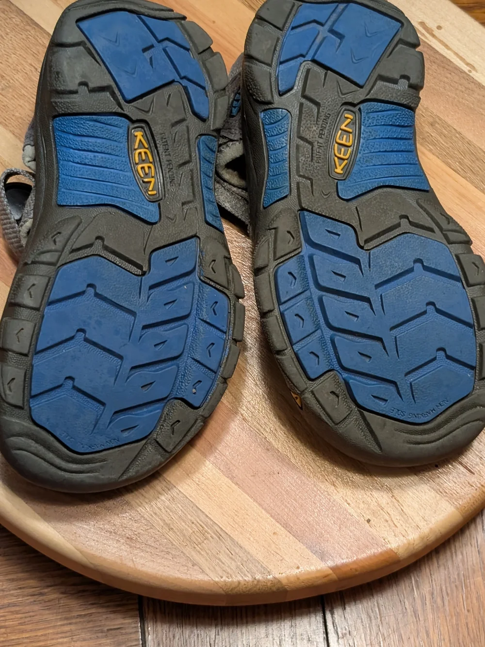 Keen Newport H2 Kids Gray Blue Woven Drawstring Outdoor Sandal Size 12